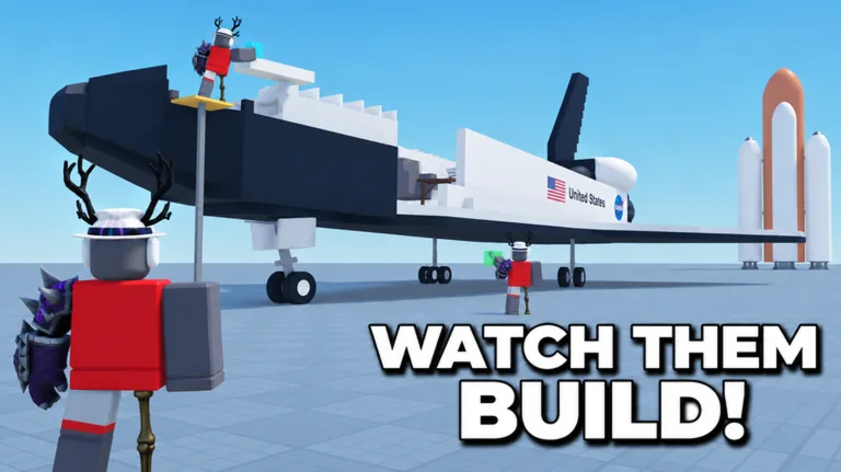 CLONE BUILDERS Space Shuttle Build: A Clear Silhouette